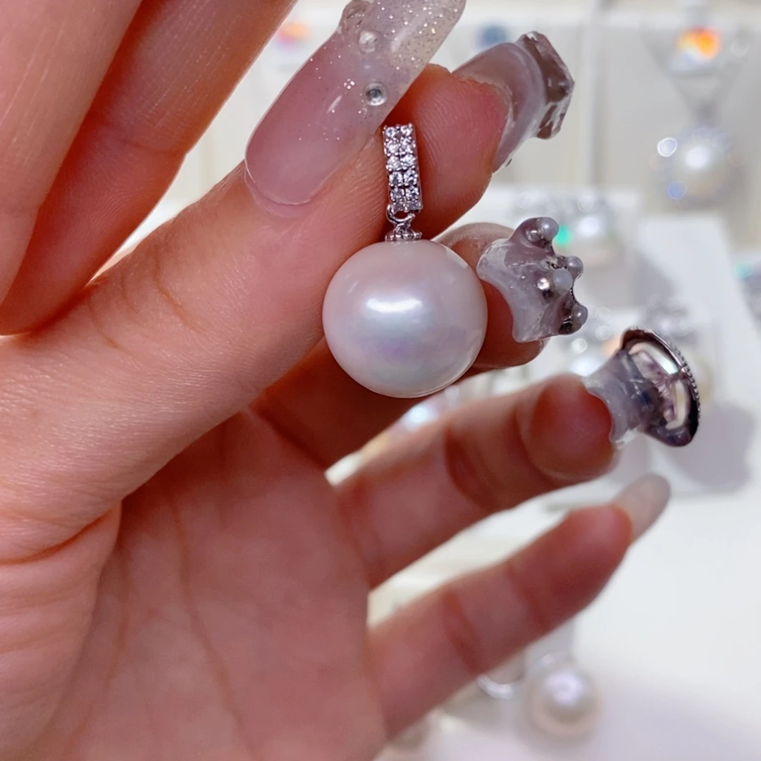 淡水珍珠未镶嵌吊坠(赠链)14➕