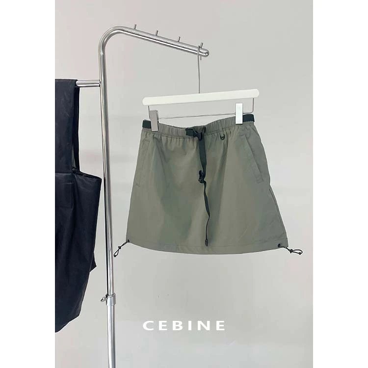 清！日系户外机能风运动半身裙短裙