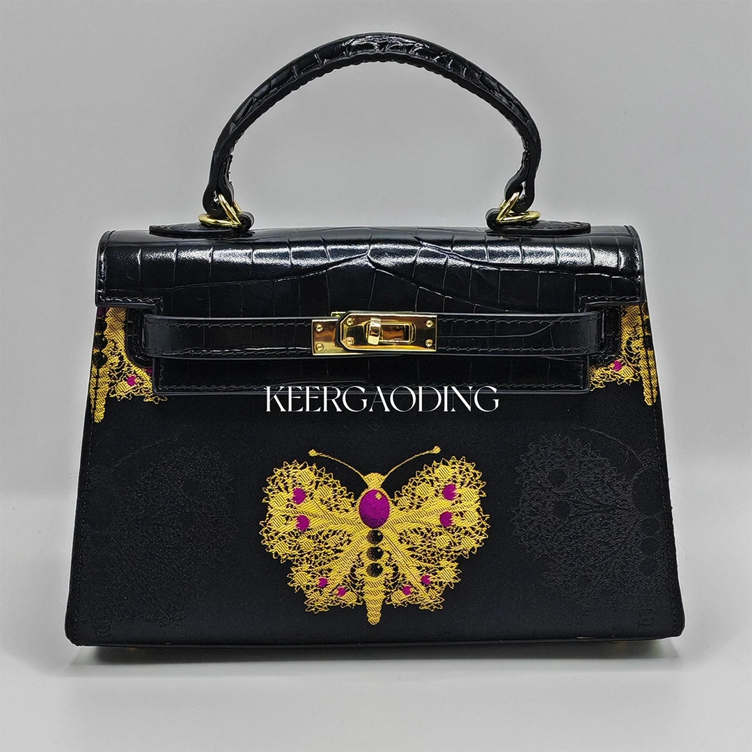 【可儿•高定】非遗宋锦高端新中式国风设计师款宋锦包包KK-M1601