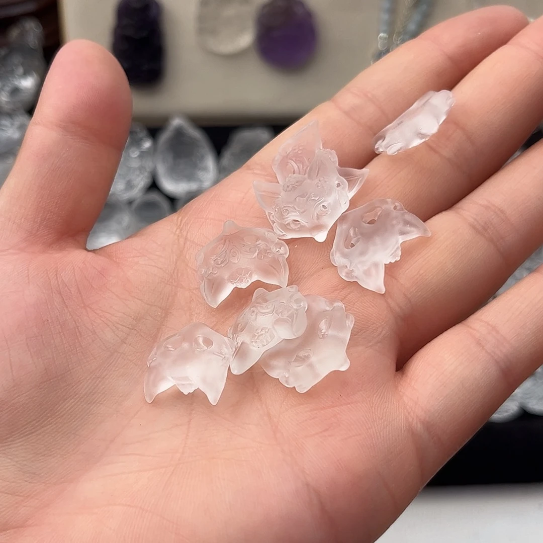 颈饰银S925镶嵌紫晶白水面具126