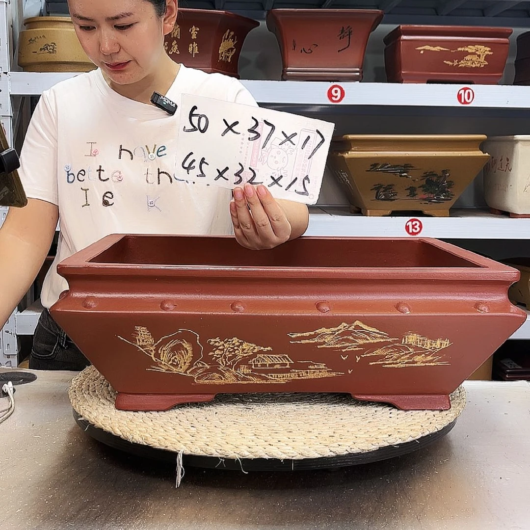 紫砂花盆紫砂花盆