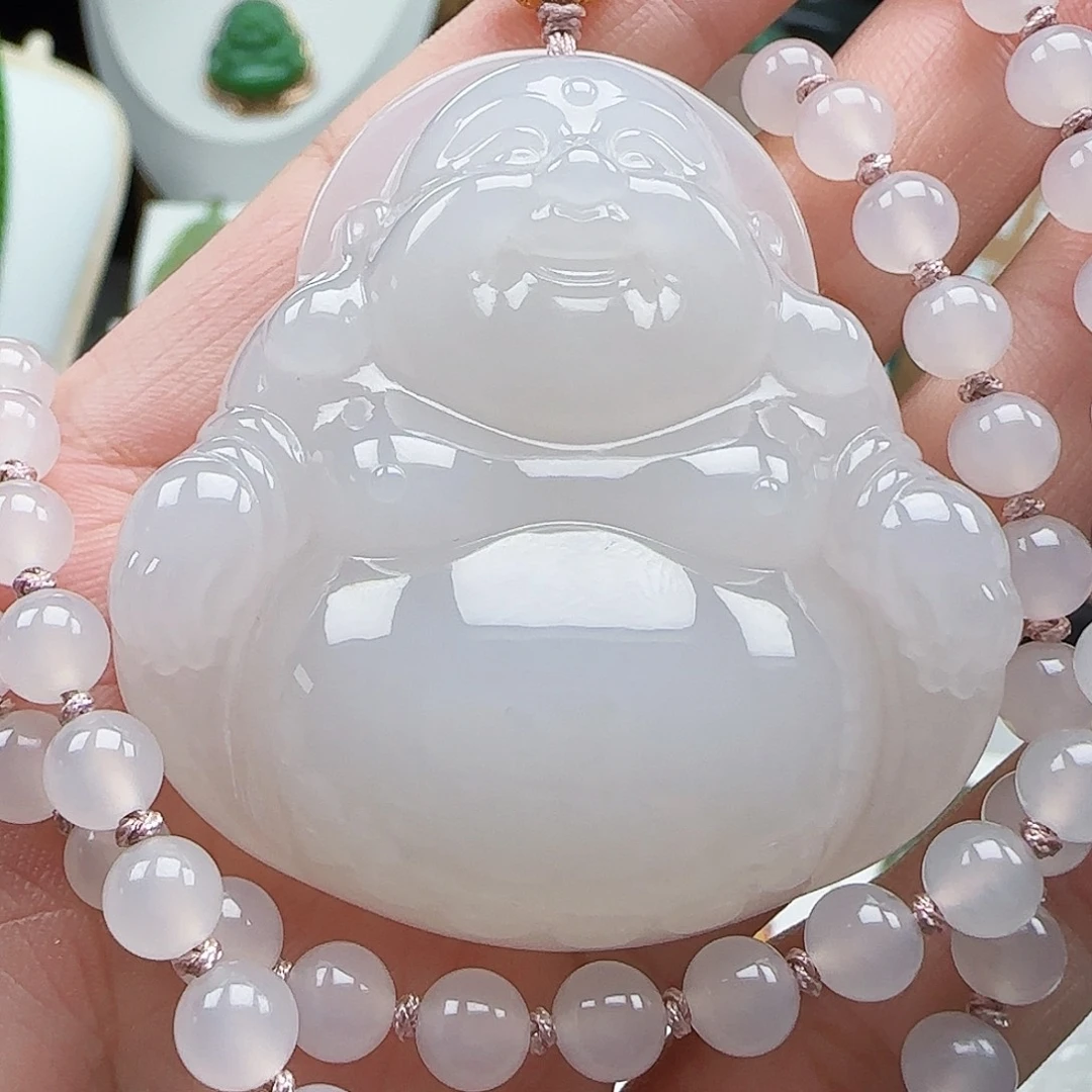 吊坠(赠链)足金镶嵌和田玉