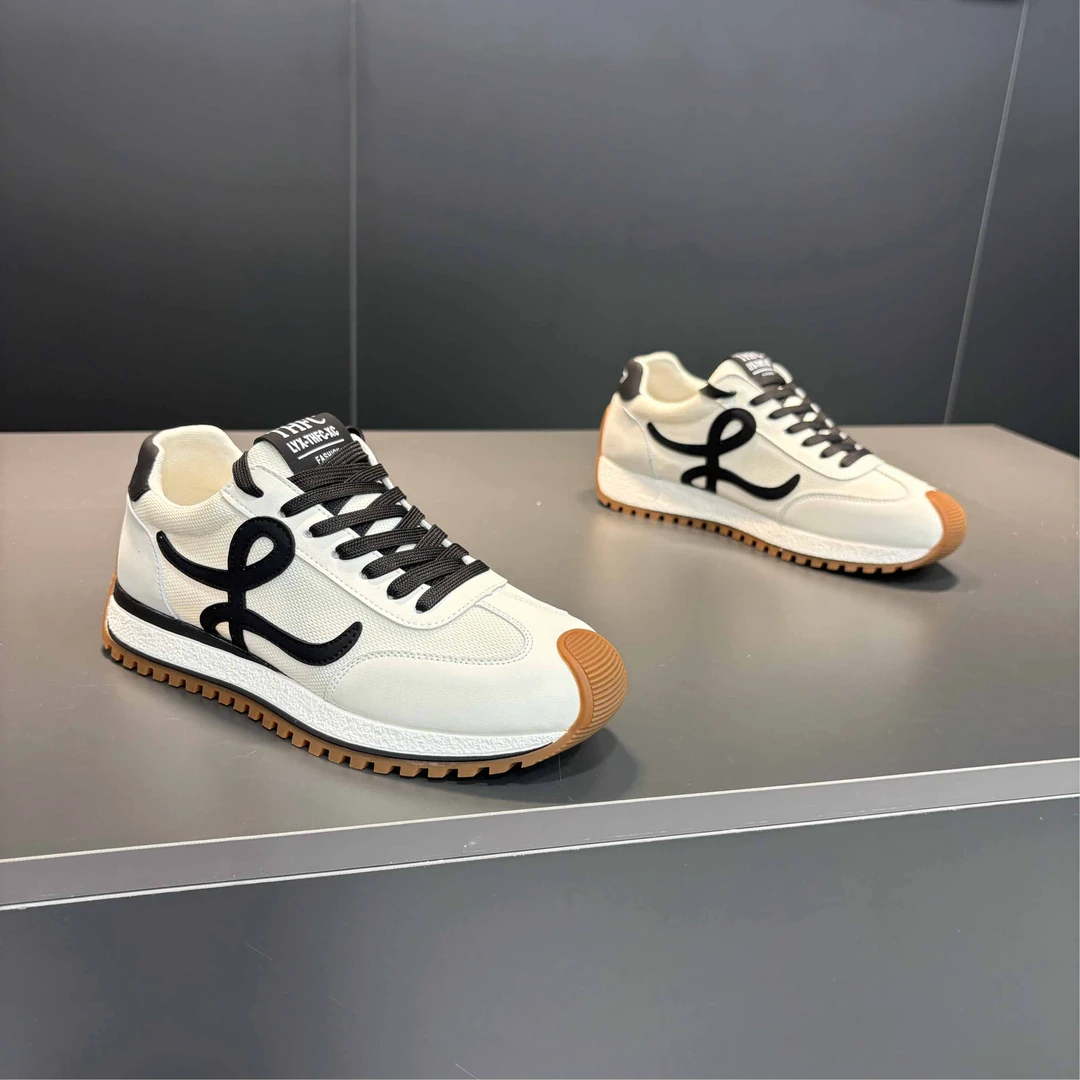 透气男夏季低帮系带时尚休闲鞋阿甘鞋单鞋潮鞋网面男鞋软底开车鞋