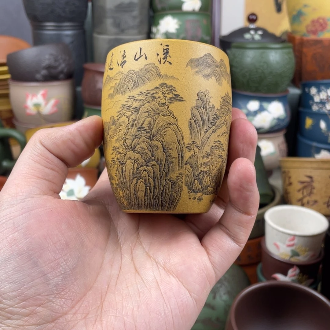 紫砂茶杯紫砂茶杯