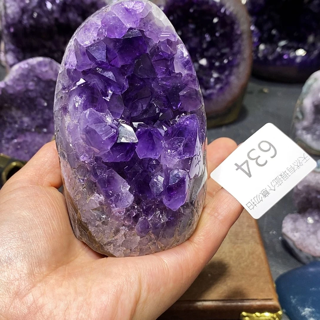 紫晶珠宝半成品未镶嵌