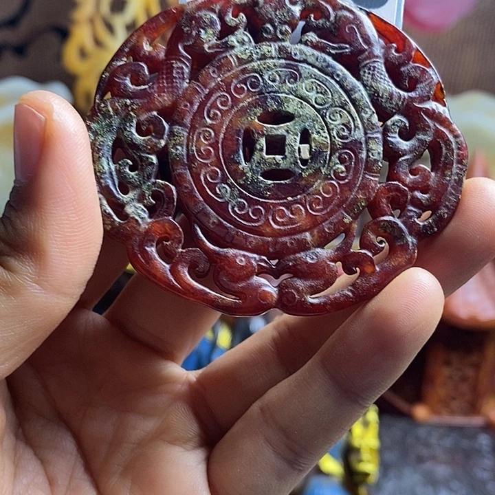 玛瑙/玉髓合金挂件