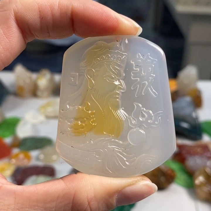 玛瑙/玉髓吊坠(不含链)未镶嵌