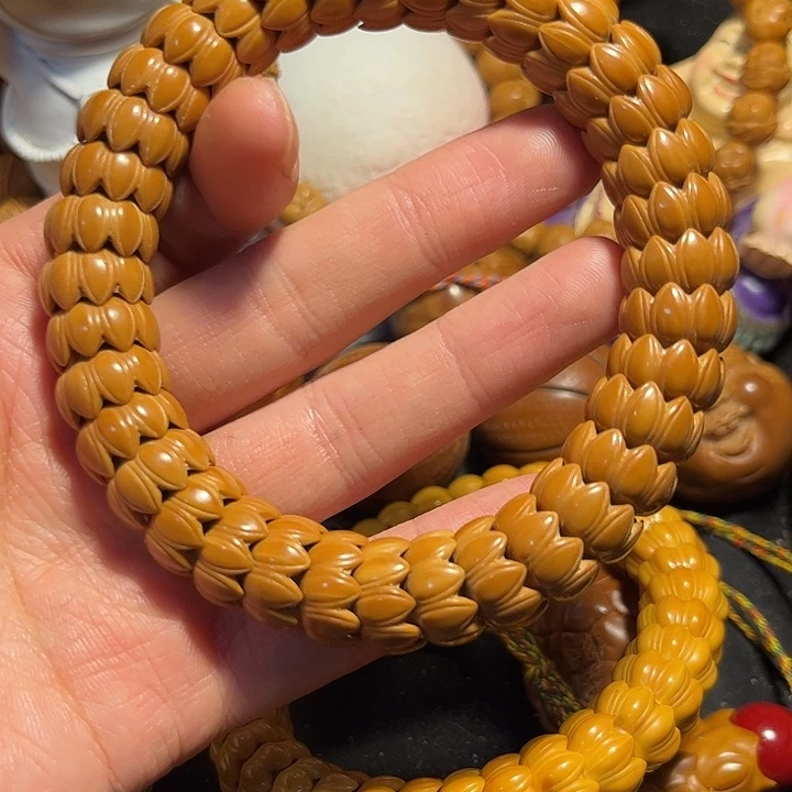 *****橄榄核手串/手链猴头莲花