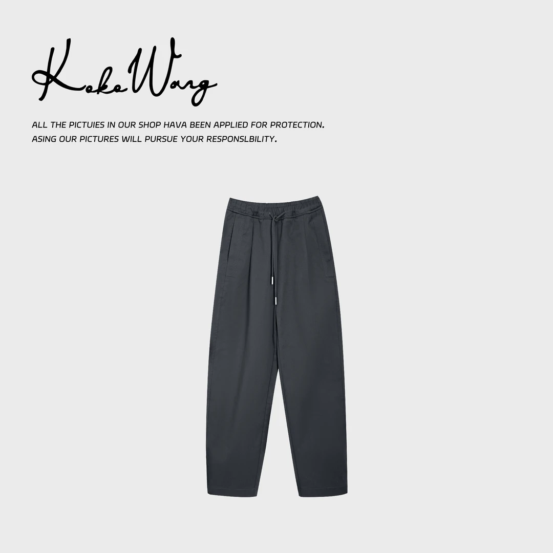 KOKO WANG秋冬新款时尚气质莱赛尔高腰显瘦休闲裤N5114L09K03