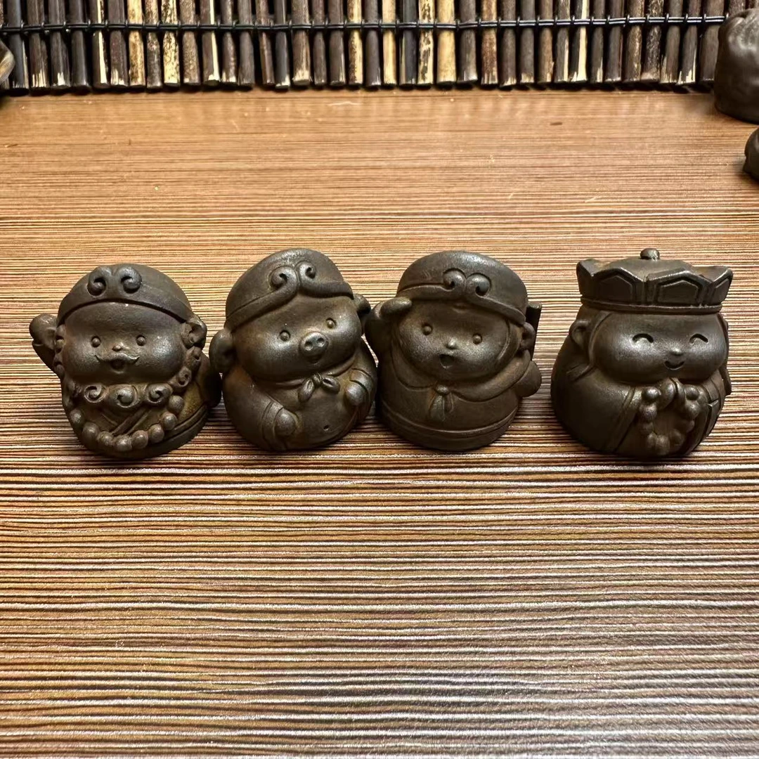 铸铁艺术西游师徒四人唐僧孙悟空猪八戒沙悟净高级摆件装饰工艺