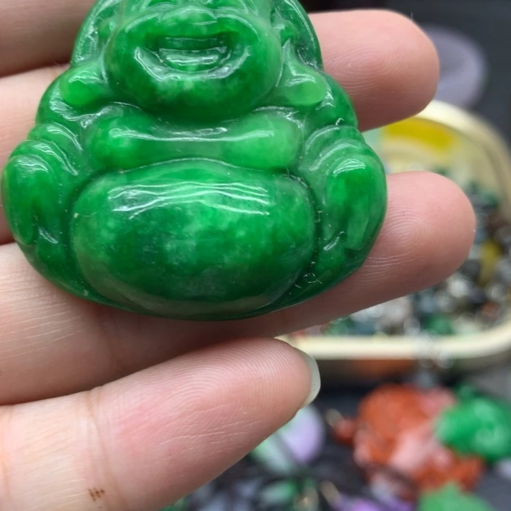 翡翠未镶嵌颈饰吊坠