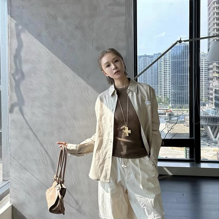 M1DNOTE设计师品牌亚麻衬衫25春夏新品SOLSOL买手店