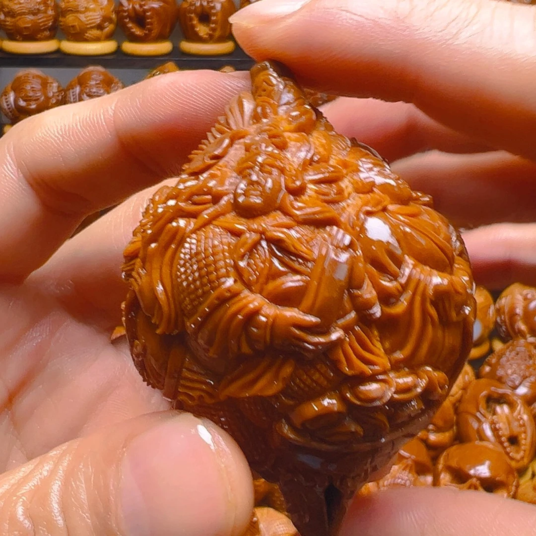 呆***记手串/手链橄榄核五路财神天花板5.1