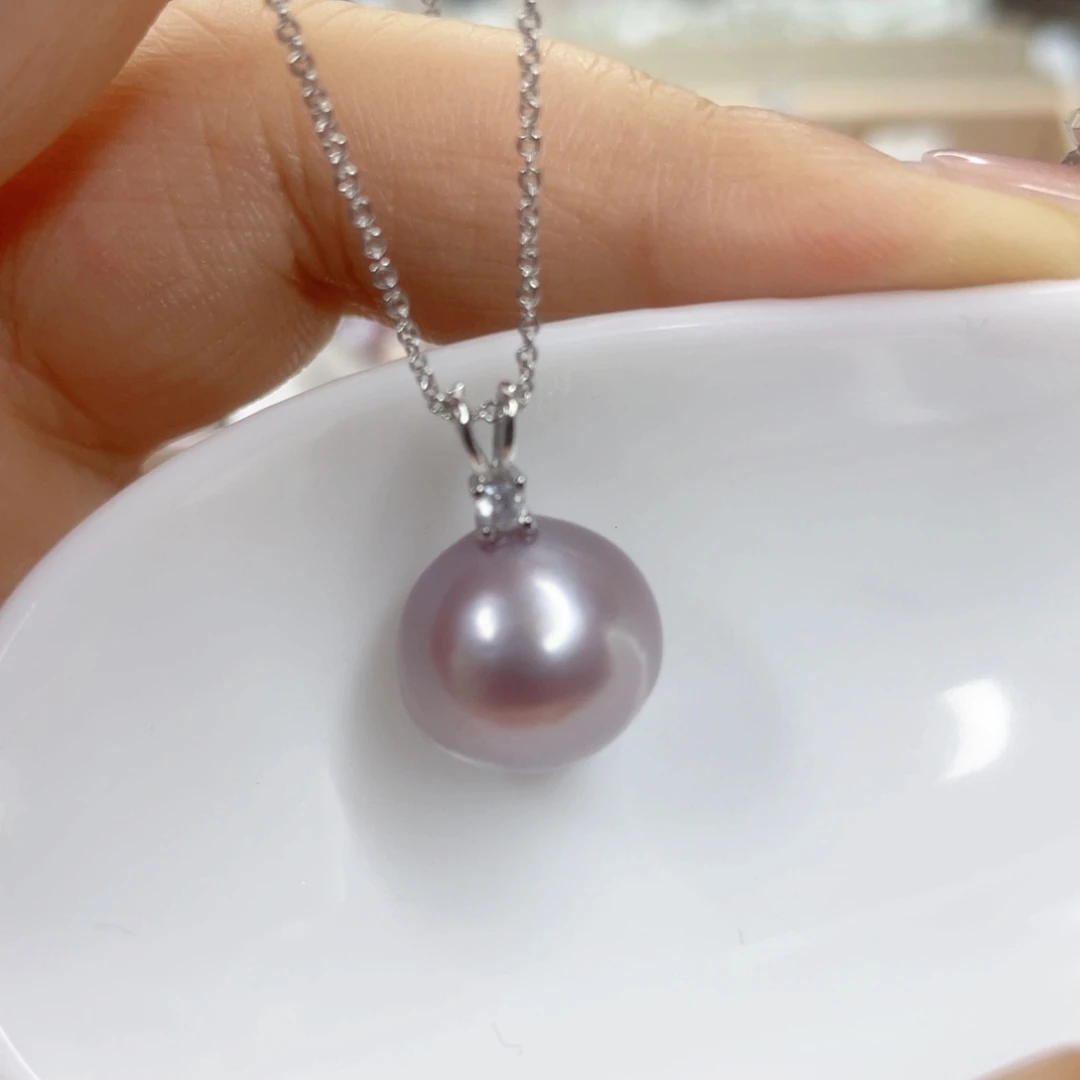 淡水珍珠未镶嵌吊坠(赠链)