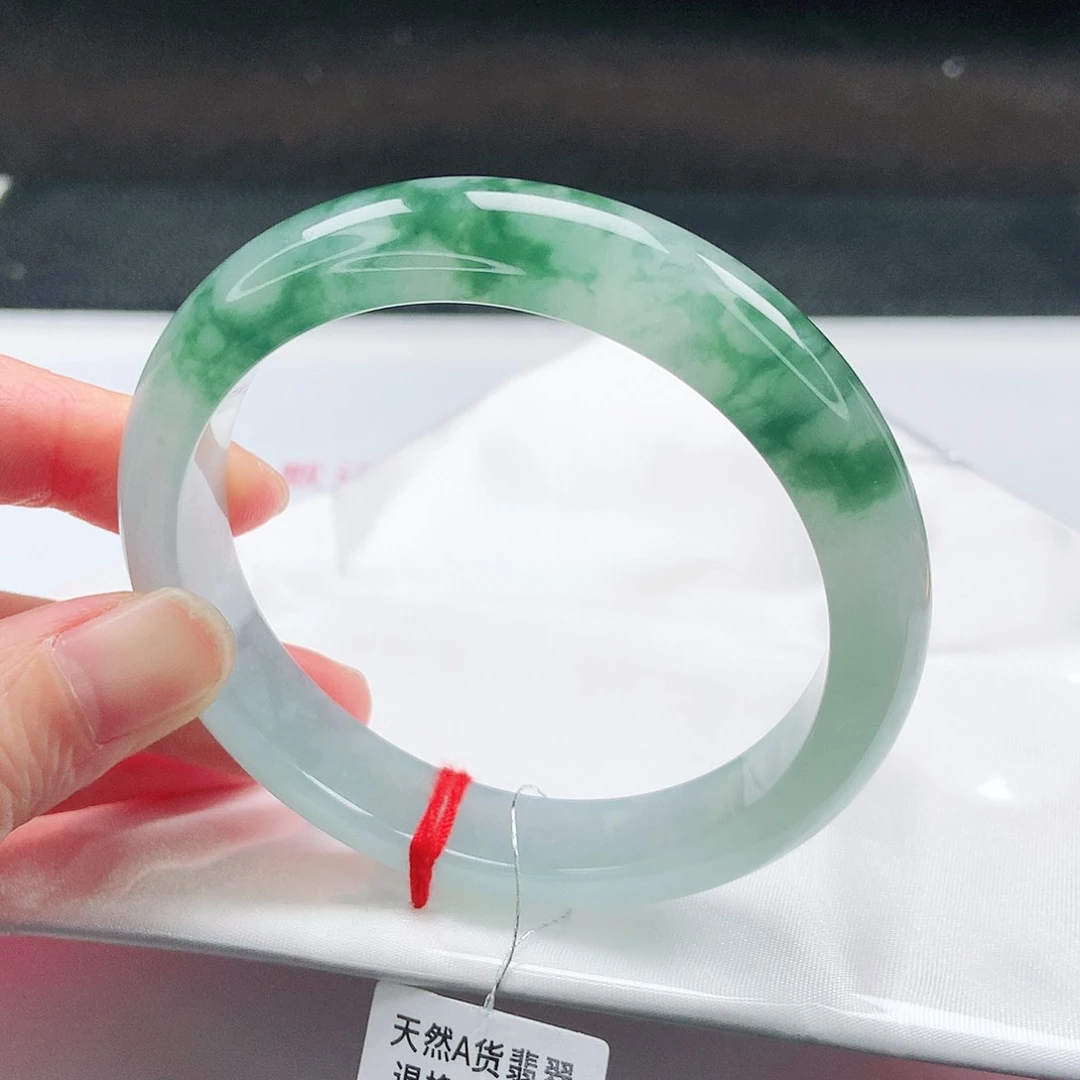 未镶嵌手镯翡翠59圈