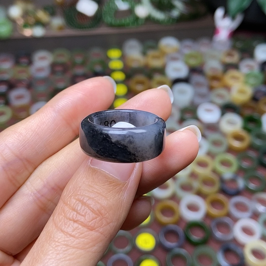 和田玉戒指未镶嵌17.3