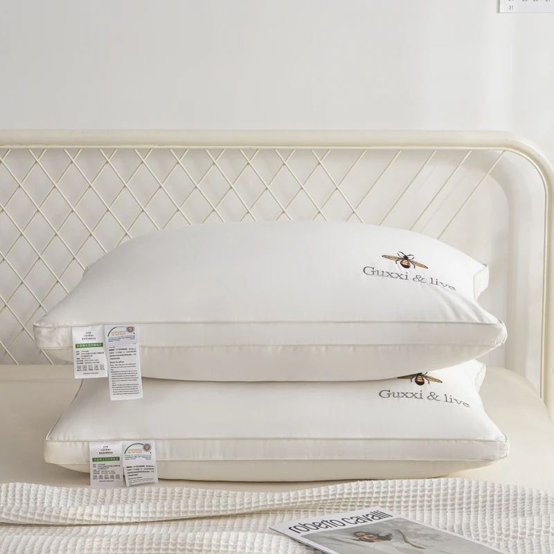 YUZHAOLIN/俞兆林小蜜蜂家用枕芯家用酒店护颈椎枕头助睡眠柔软