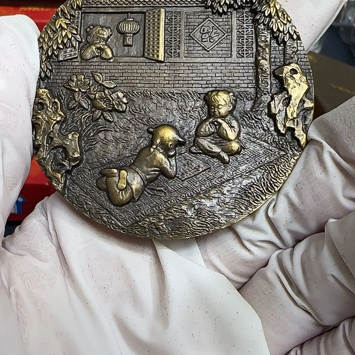 其他普通金属生肖马铜章上海