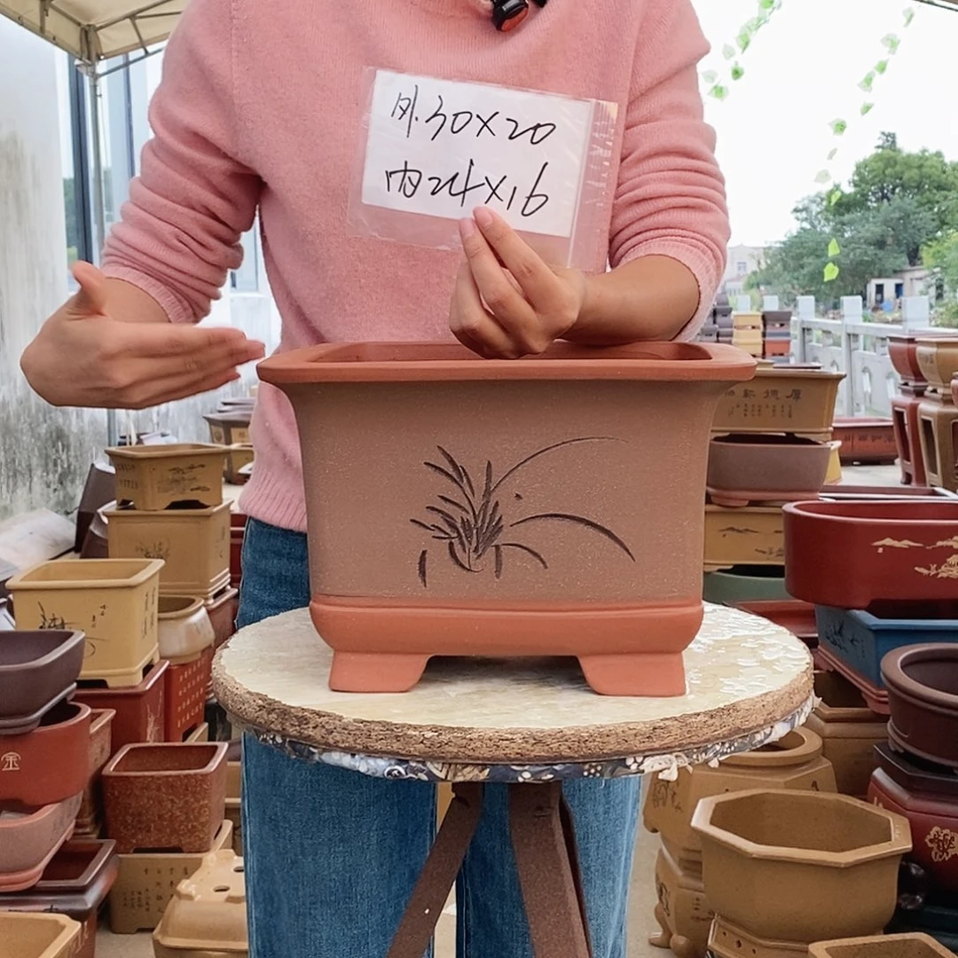 紫砂花盆紫砂花盆