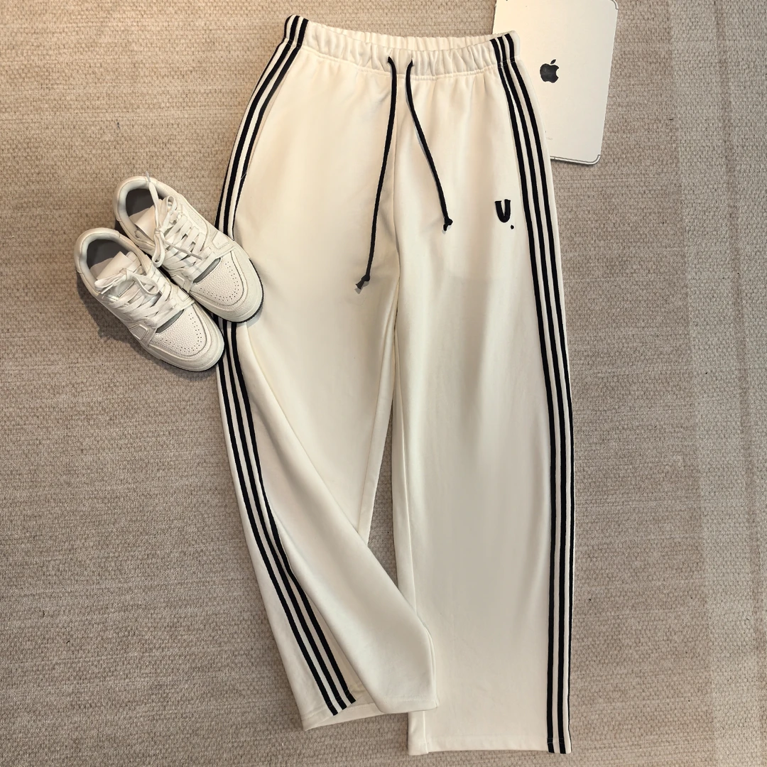 新款三条杠针织运动裤-ZM80002