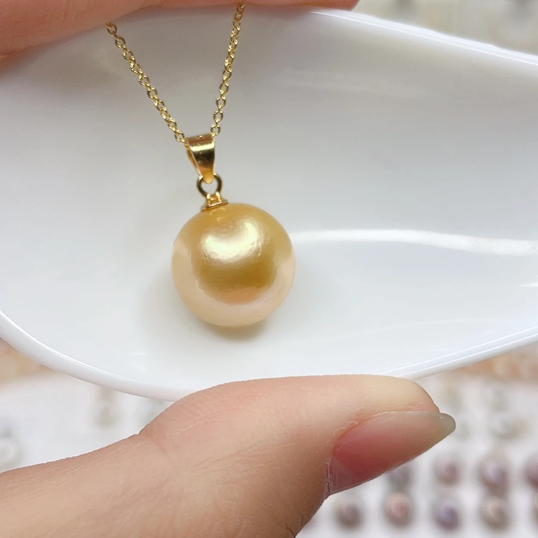 淡水珍珠吊坠(赠链)合金