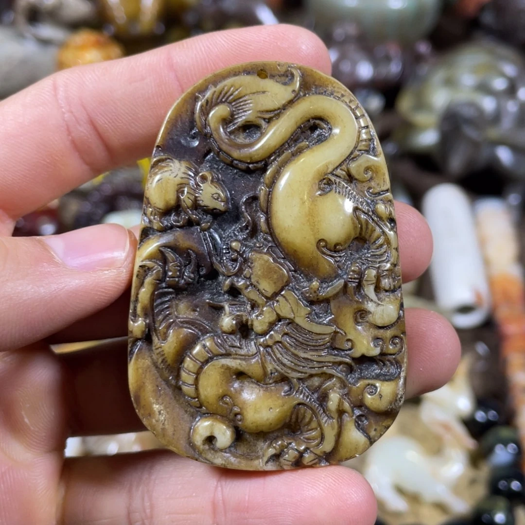 和田玉吊坠(不含链)未镶嵌