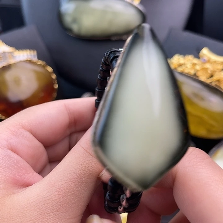 琥珀银S925镶嵌裸石