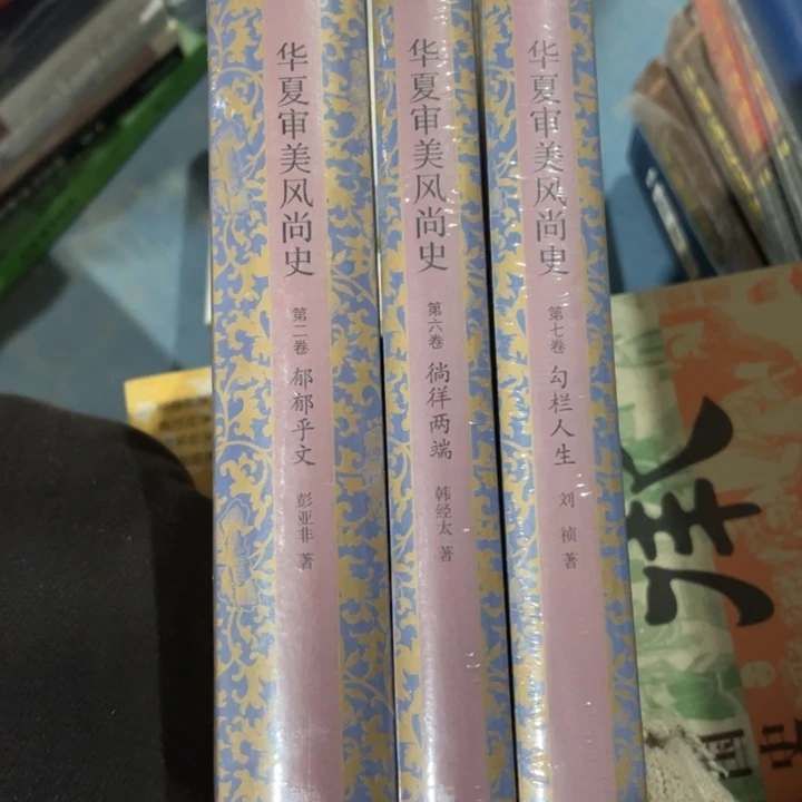 华夏审美风尚史正版塑封三册合售