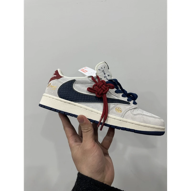 【球鞋定制】AJ1蛇年限定倒钩运动休闲潮鞋