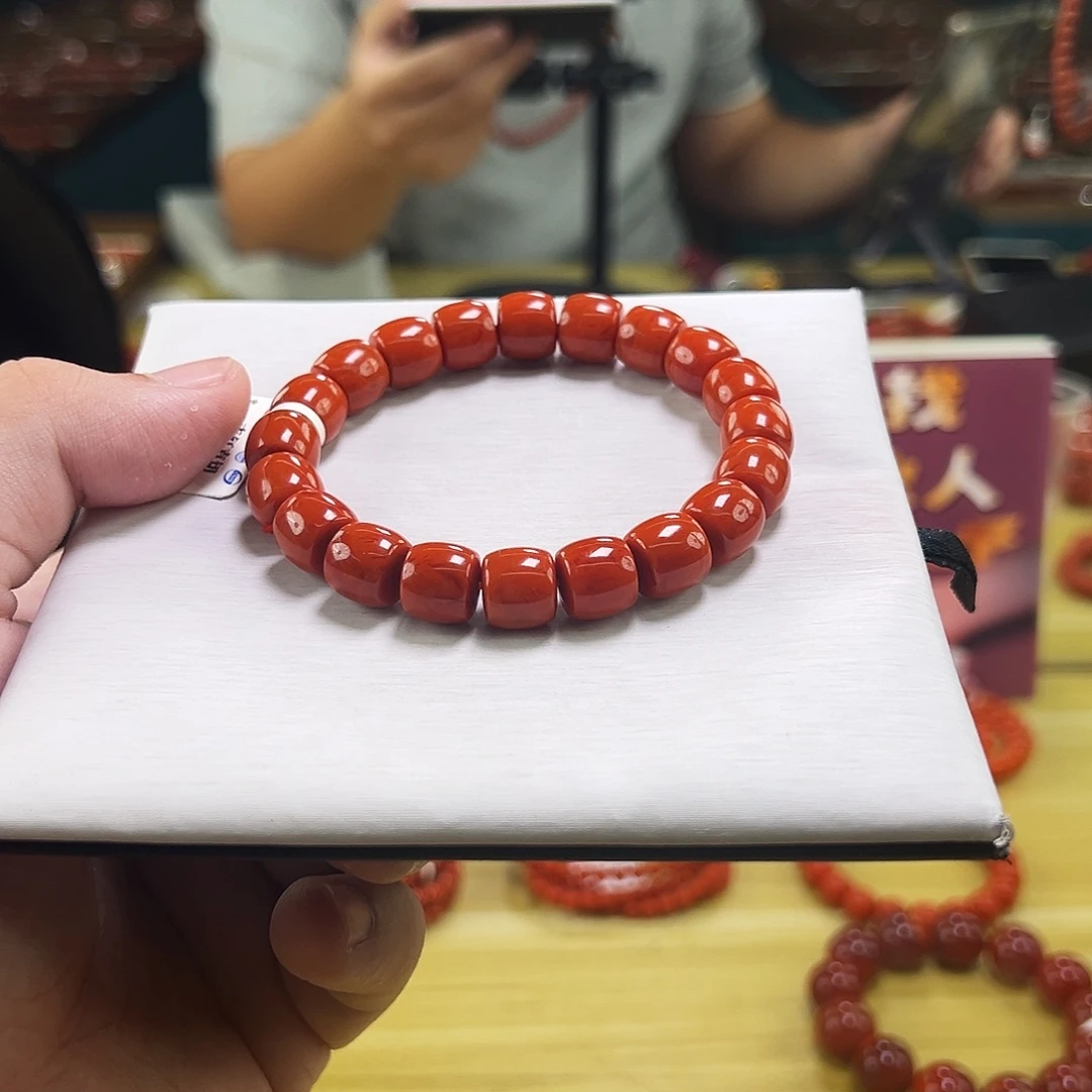 南红玛瑙未镶嵌手链