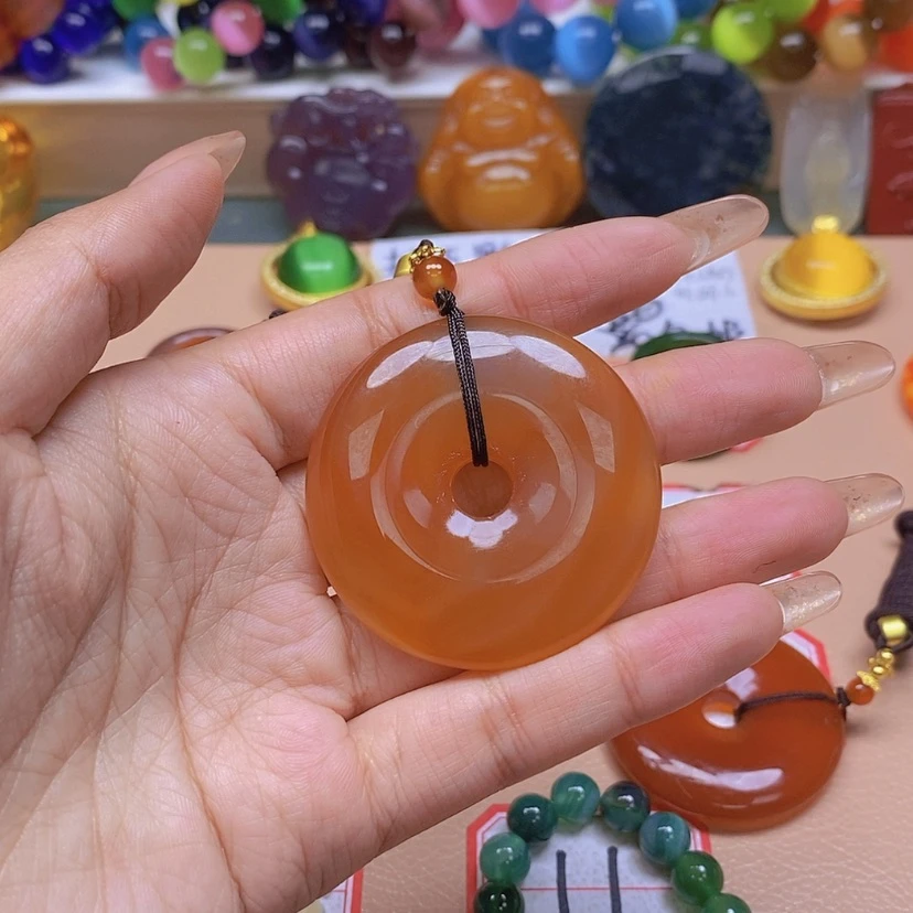 【闪购商品】玛瑙/玉髓颈饰未镶嵌浪****神