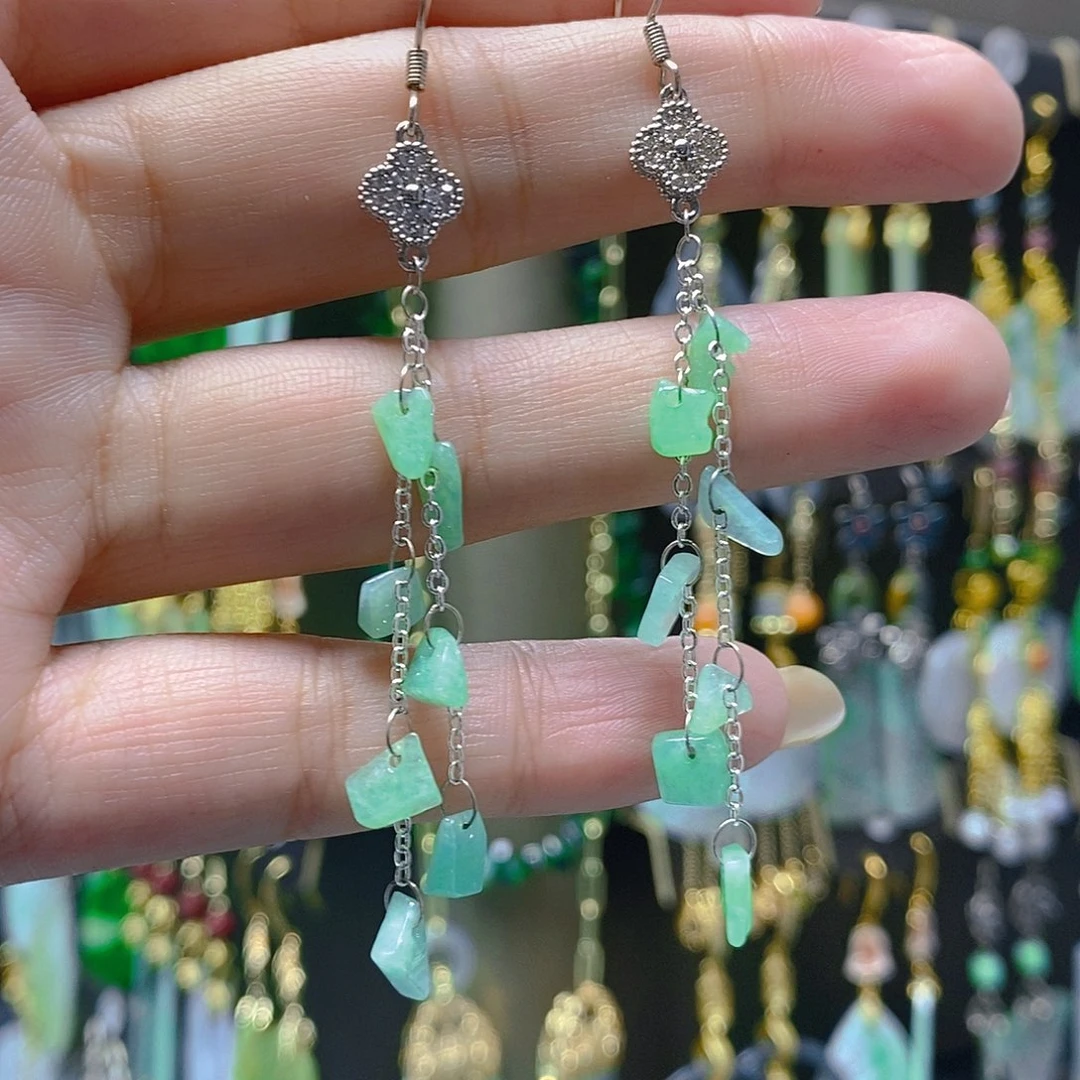 未镶嵌翡翠耳饰翡翠