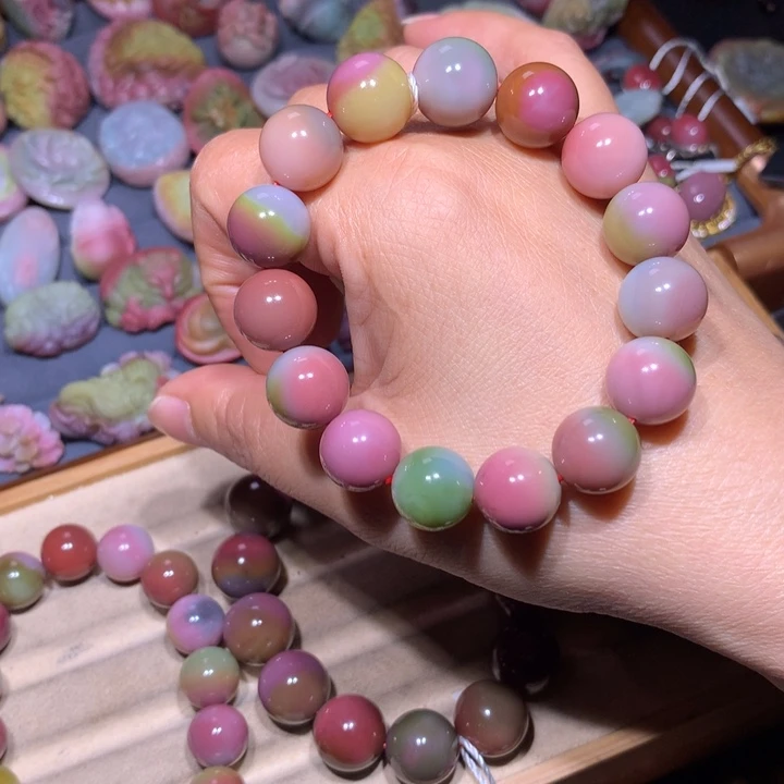 玛瑙/玉髓未镶嵌手链盐源玛瑙