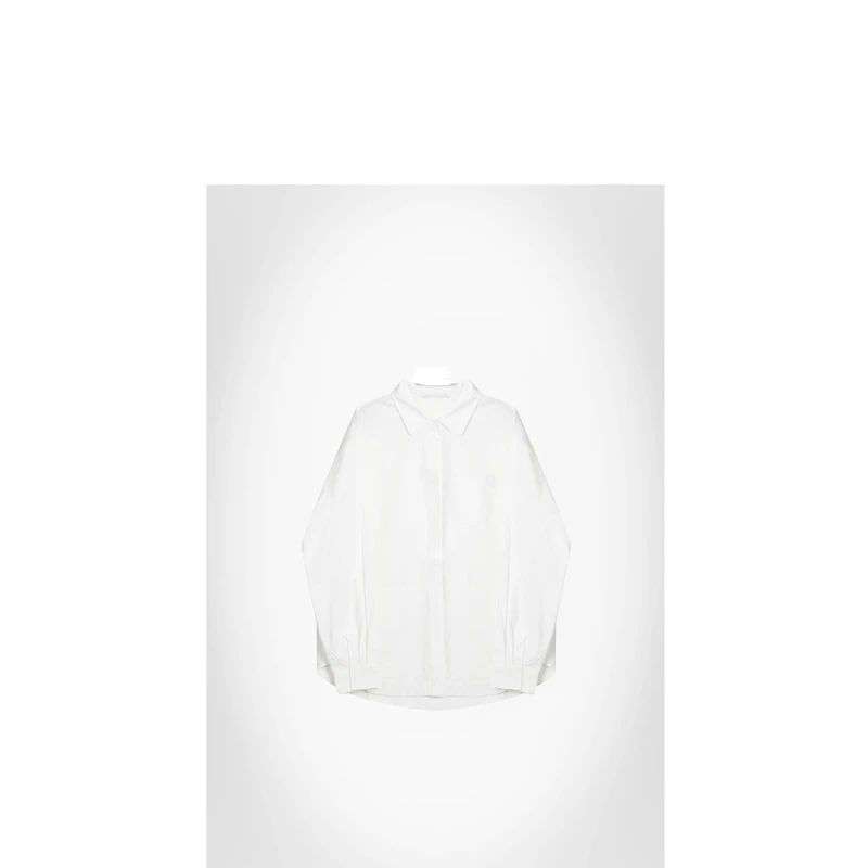 孤品50%175海马刺绣POLO领宽松防晒长袖衬衫【100%棉】ACYGG262