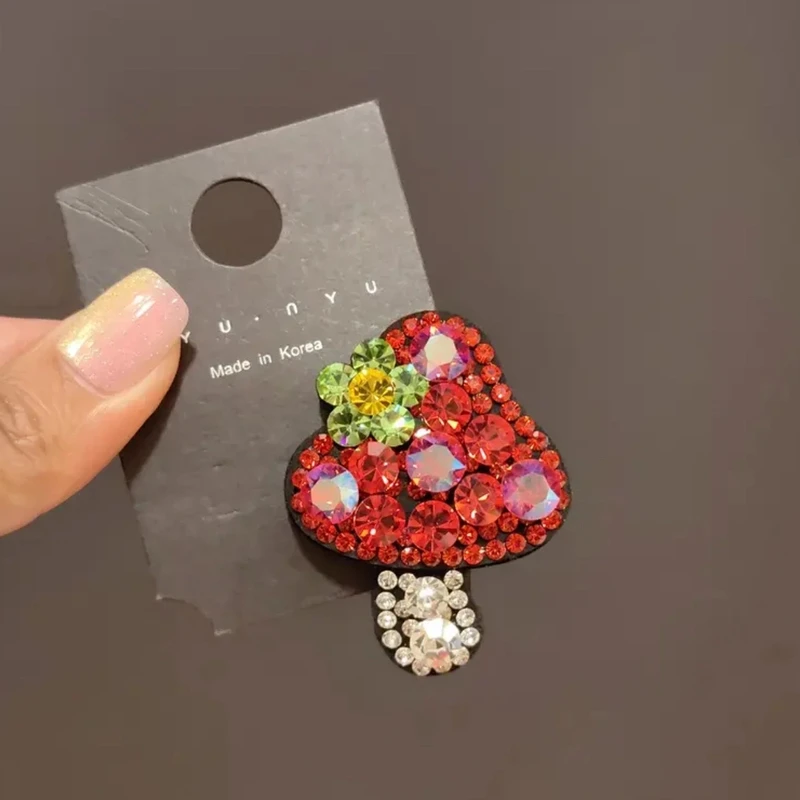 ZB可爱蘑菇发夹BB夹儿童边夹