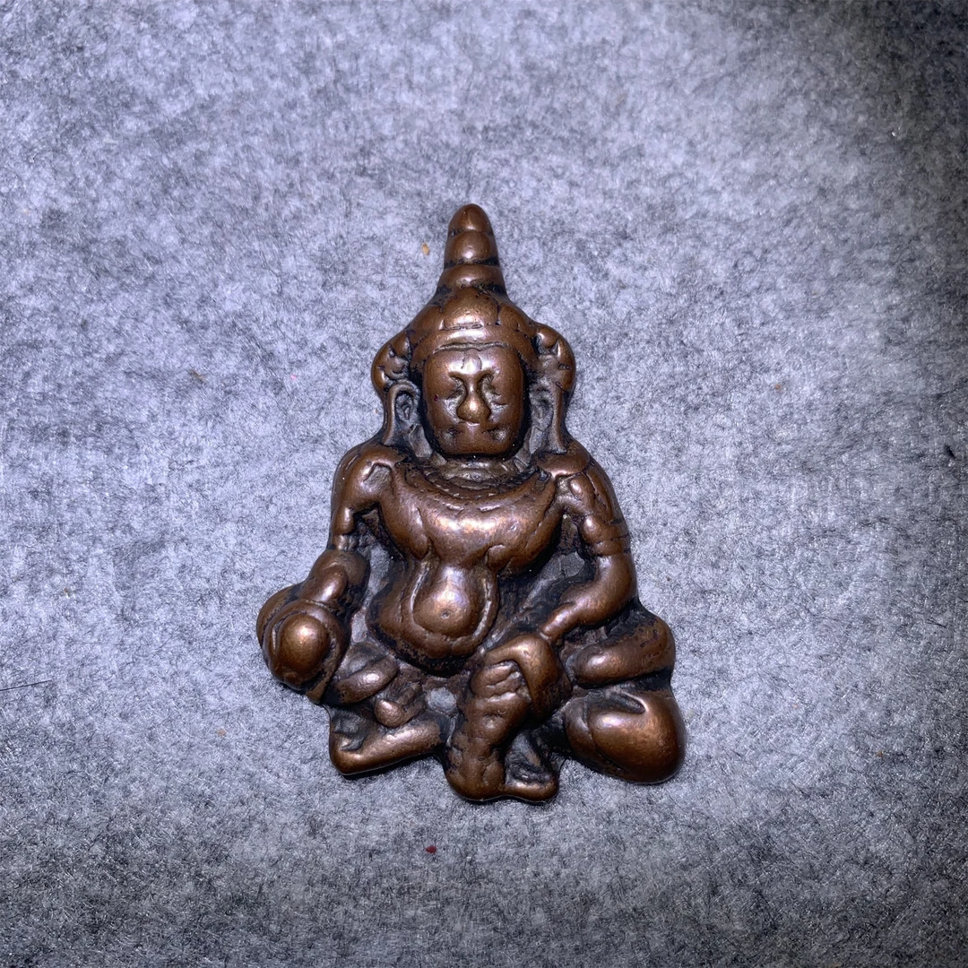 清晚期藏传挂件/F山东省传承文物商店库出2935