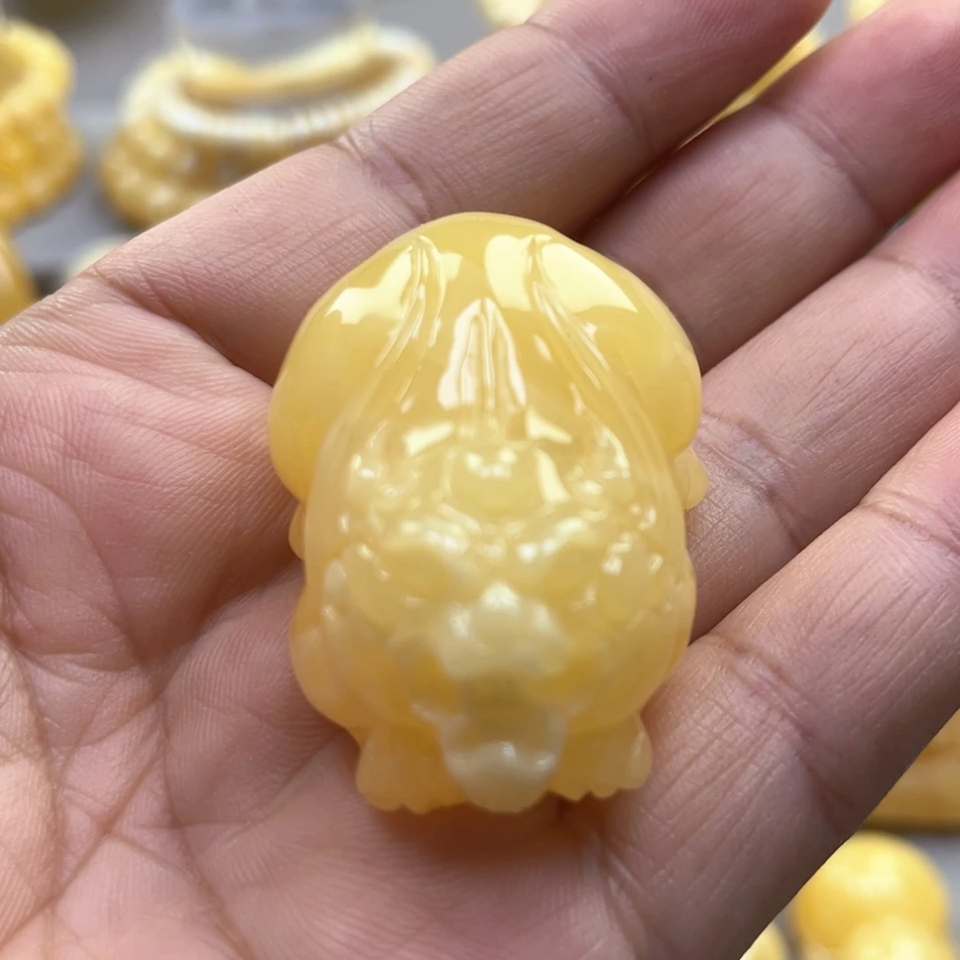琥珀颈饰未镶嵌吊坠