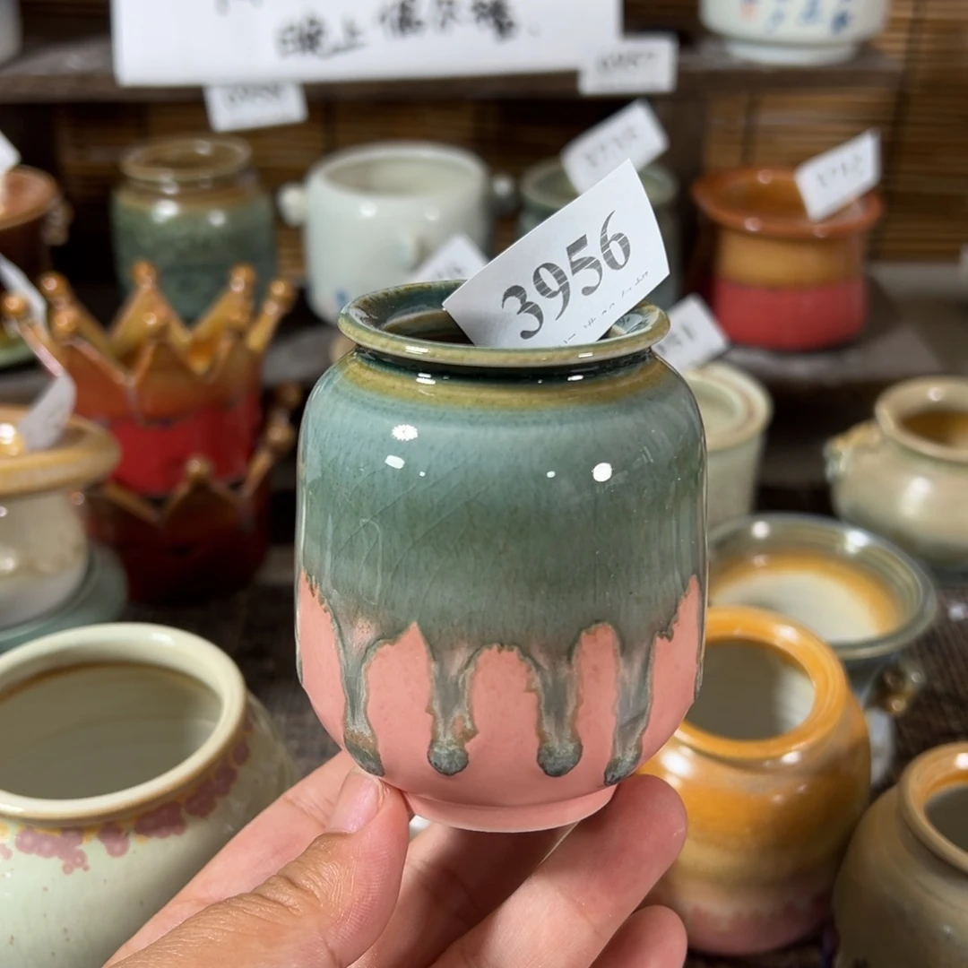 口4高7 手工花盆满30包邮