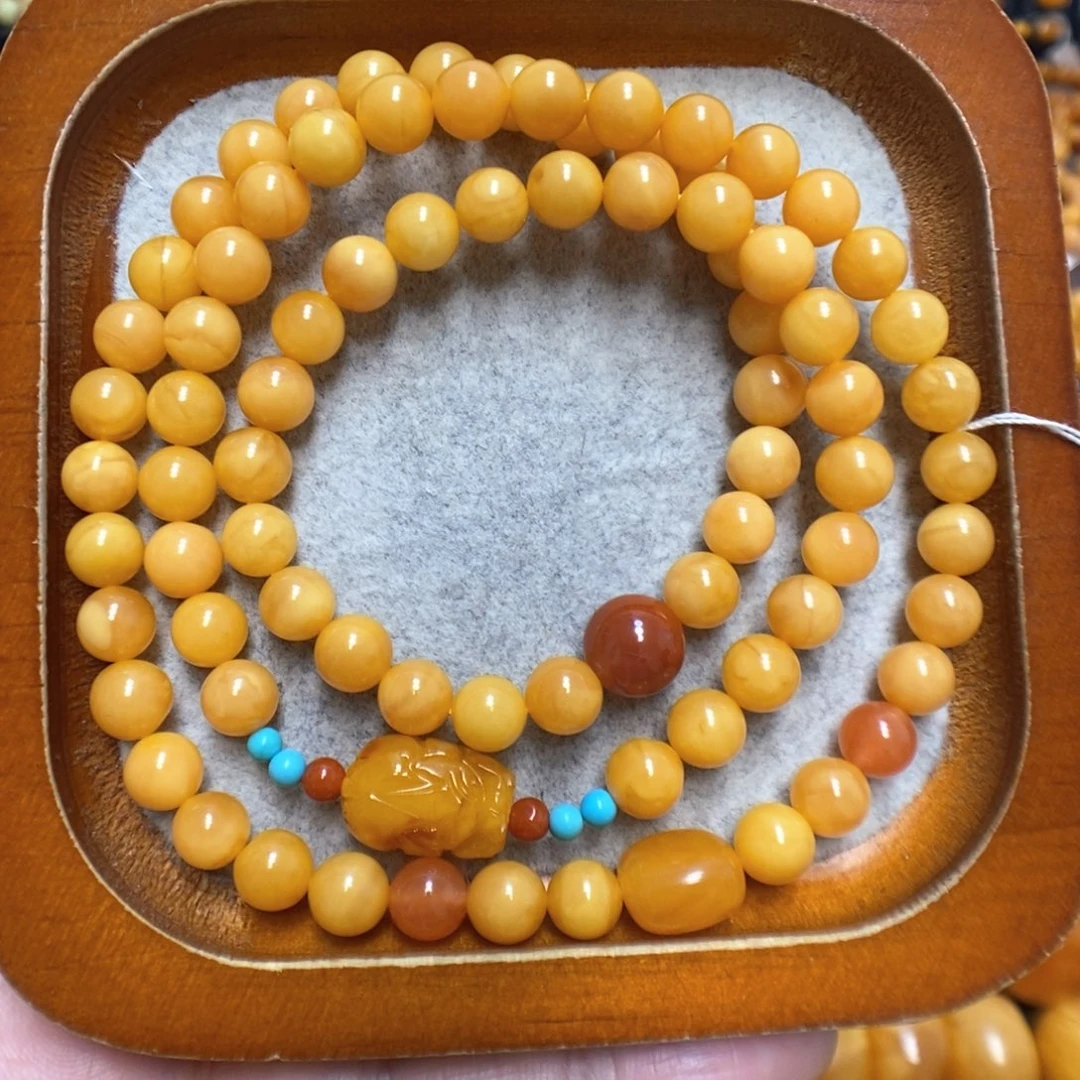 蜜蜡手串未镶嵌冯****玊蜜蜡