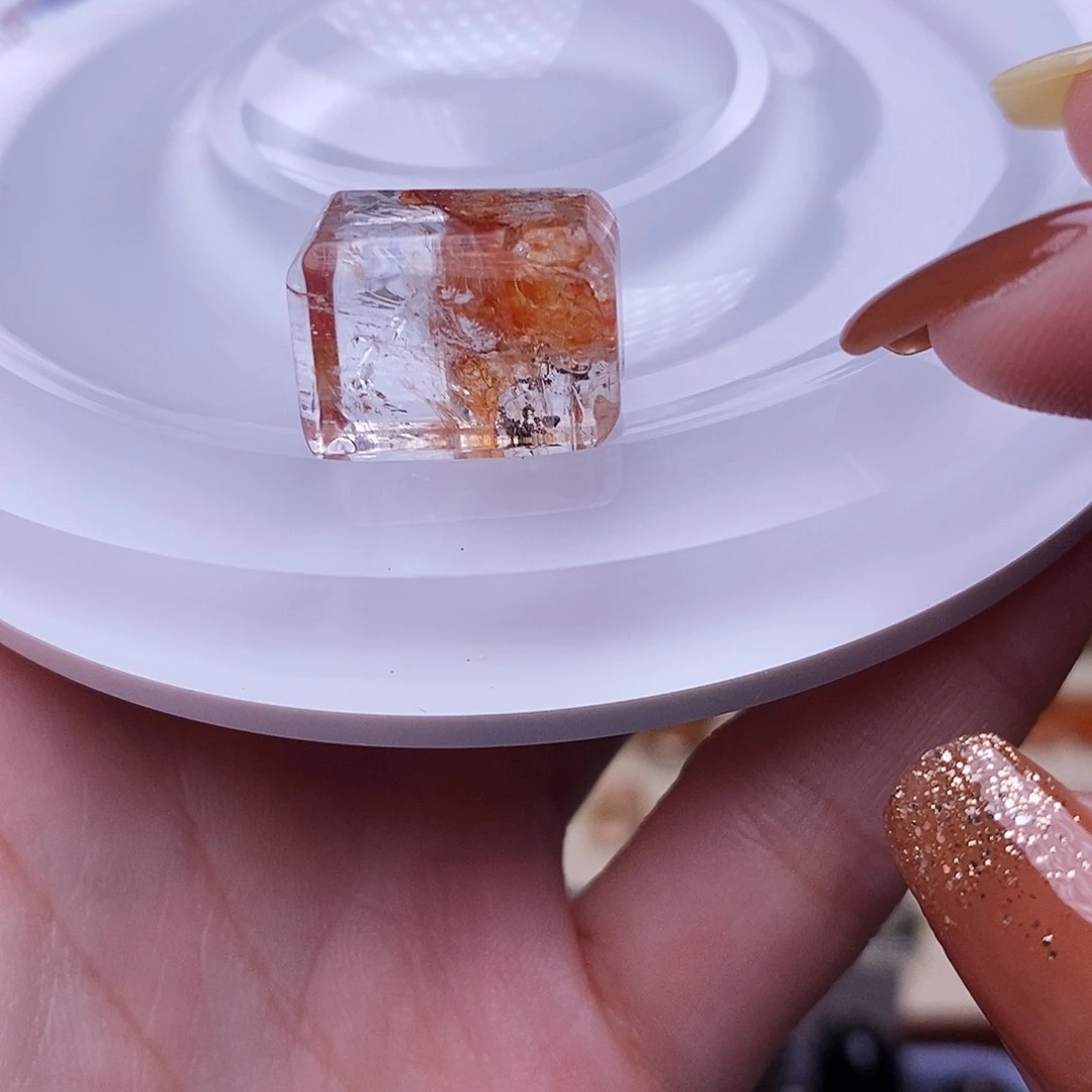 水晶天然水晶定制打孔不退不换未镶嵌