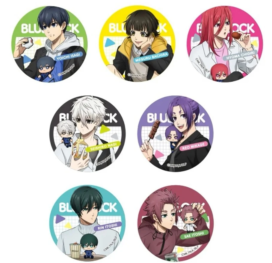 【日谷】蓝锁 蓝色监狱 咀嚼玩偶吧唧徽章