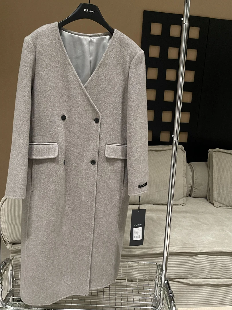 【木朴素外套】韩系极简气质秋冬货号7701