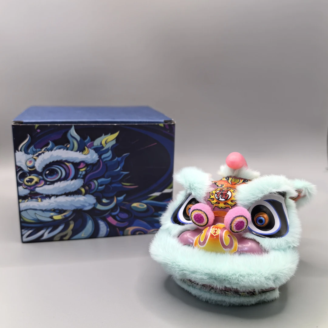 狮韵家族系列-蓝色醒狮普通款/赠送防滑垫