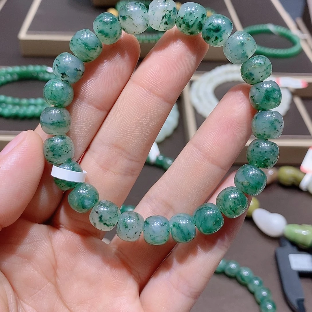 独山玉未镶嵌手串