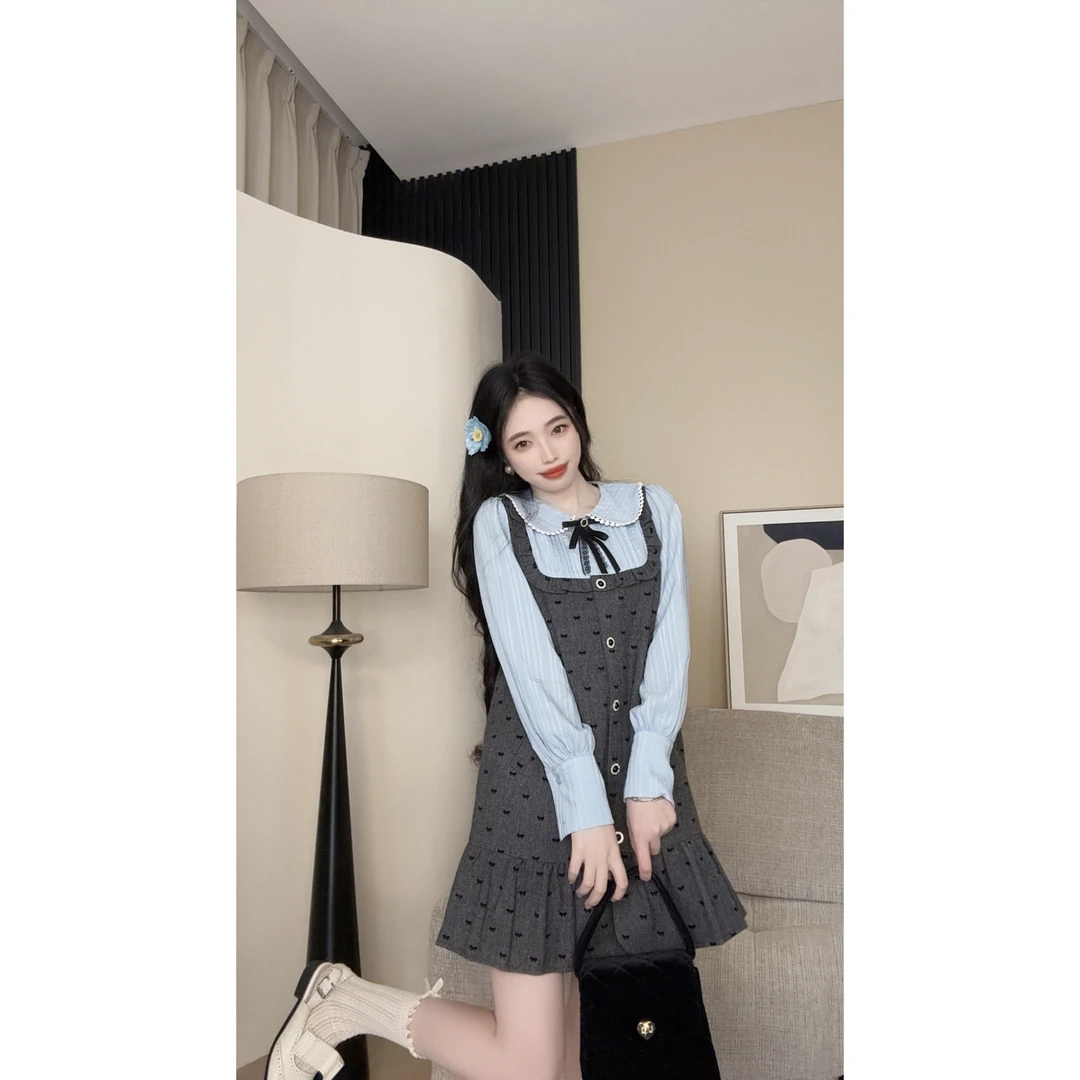 WY【花舞幽梦连衣裙】原创设计师法式复古日常可穿气质洋气时尚休闲