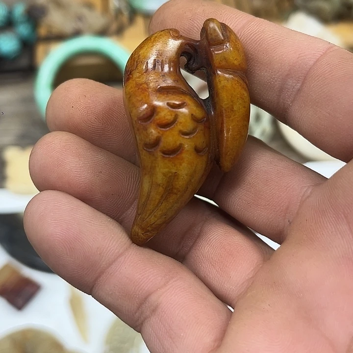 和田玉（糖玉）未镶嵌挂件