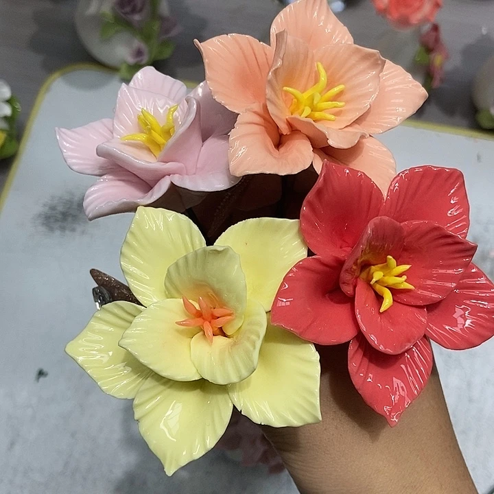 南***柯陶瓷纯手工捏花设计