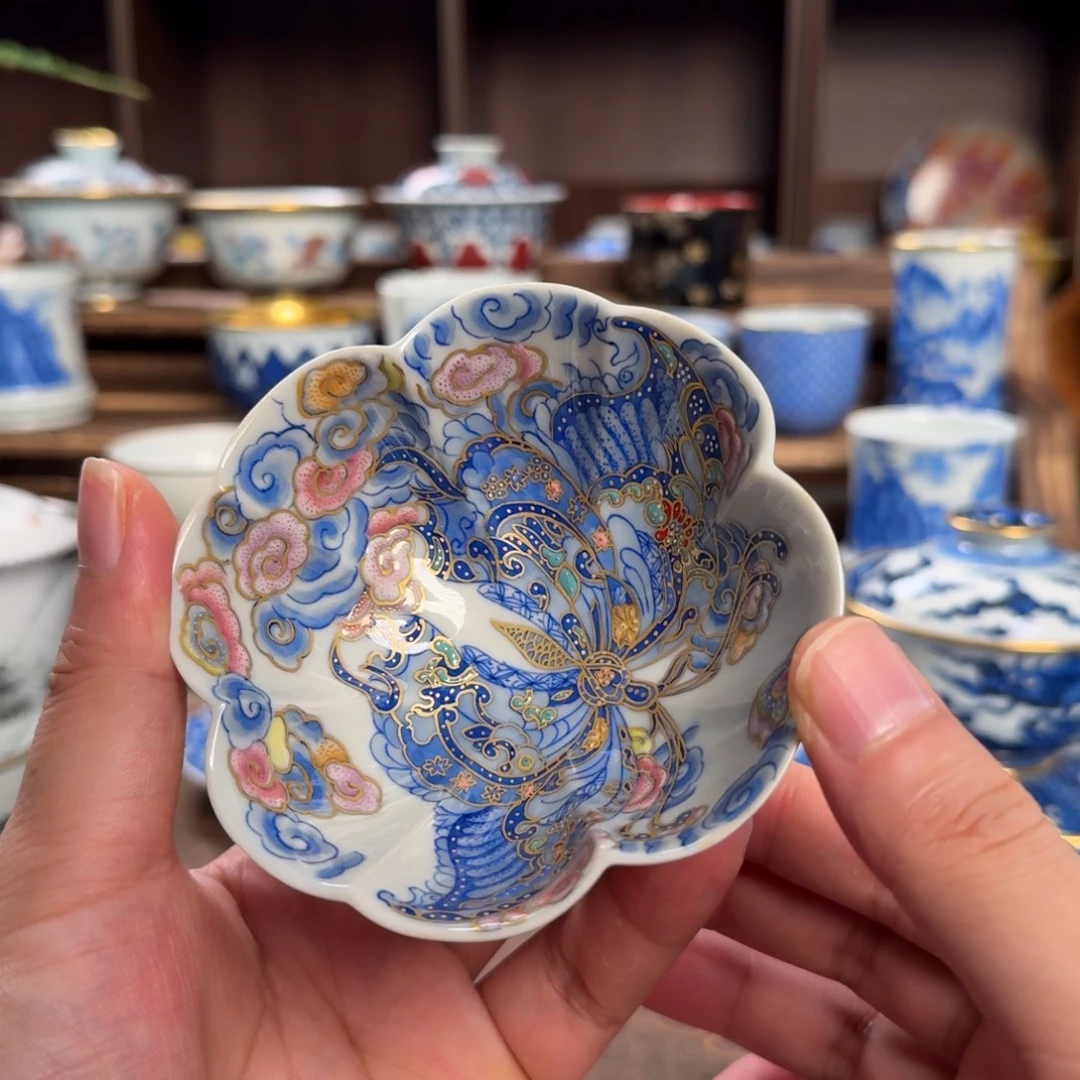 静***纯手工手绘陶瓷茶具