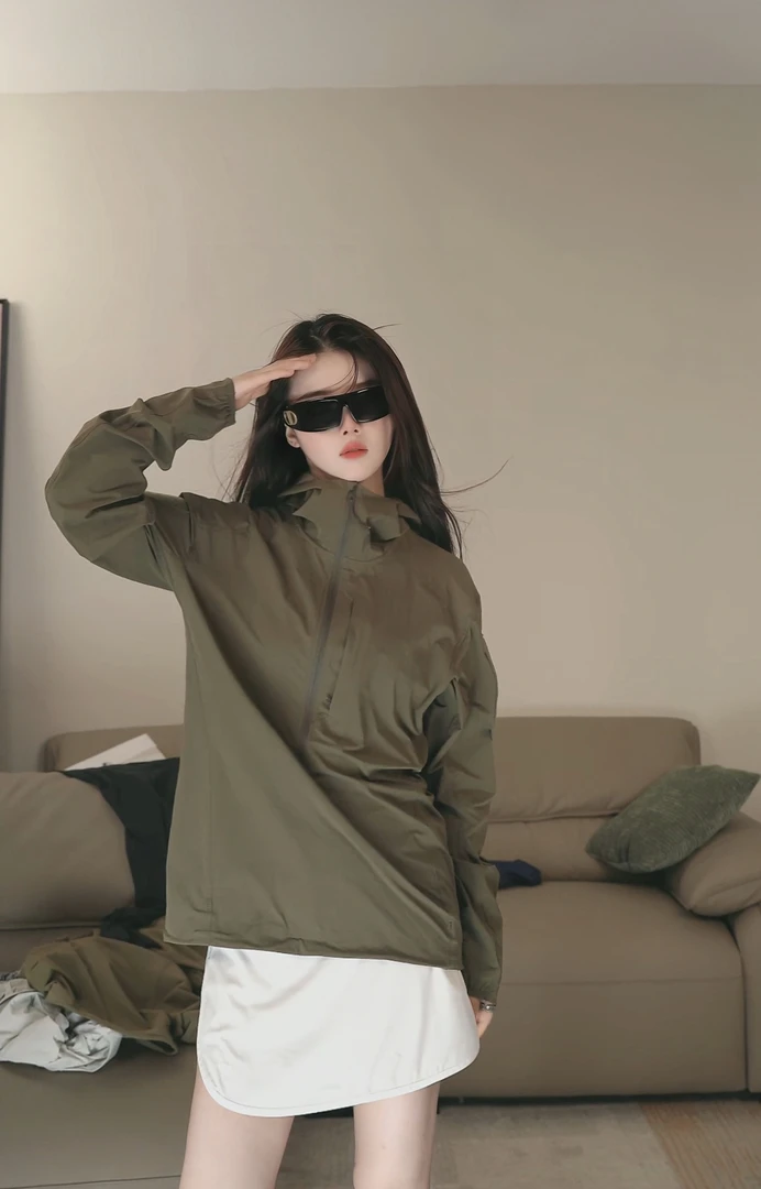 军鸟夏季防晒户外夹克连帽防晒男女薄款外套2025新款