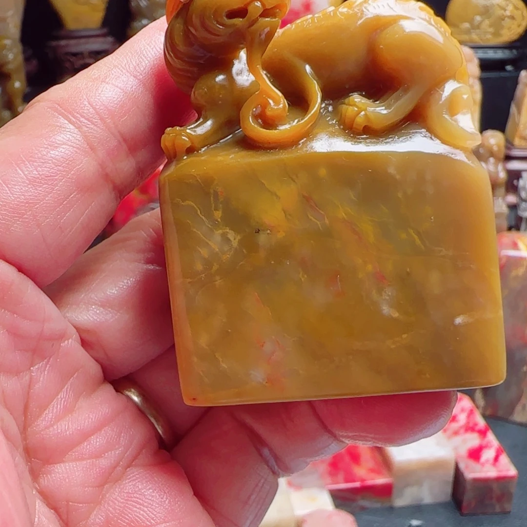 予***之昌化石田黄石印章